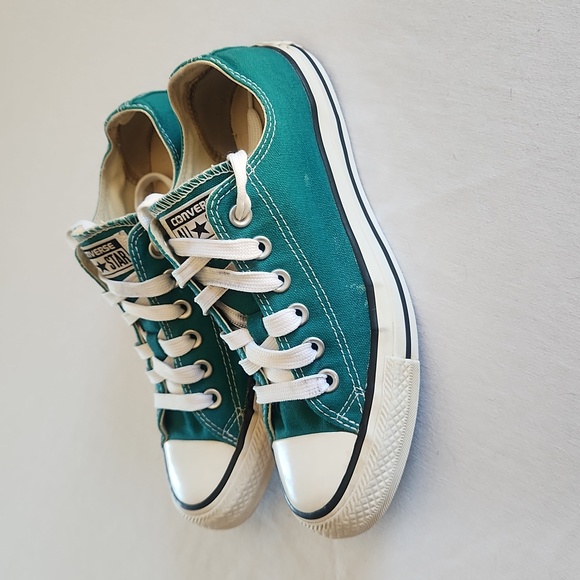 Converse All Star Teal Colour Lace-up Sneakers - W6.5 M4.5 - Picture 5 of 14